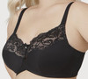 Bramour Tribeca. Wonderwire By Glamorise. Underwire Support Bra Black.