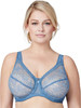 Bramour Nolita. Wonderwire By Glamorise. Underwire Support Bra Caribbean Blue.