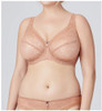 Bramour Nolita. Wonderwire By Glamorise. Underwire Support Bra Nude / Beige.