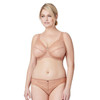Bramour Nolita. Wonderwire By Glamorise. Underwire Support Bra Nude / Beige.