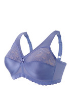 Brand-Name Bra 38H Magic-Lift Wirefree-Support Blue Ice