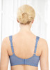 Brand-Name Bra 54F Magic-Lift Wirefree-Support Blue Ice - Back View
