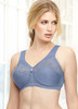 Brand-Name Bra 54F Magic-Lift Wirefree-Support Blue Ice