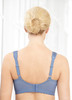 Brand-Name Bra 54I Magic-Lift Wirefree-Support Blue Ice - Back View