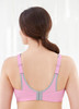 Brand-Name Bra 46B Magic-Lift Sport Seamless Wirefree Pink Lilac - Back View