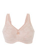 Glamorise Magic-Lift 36C Support Bra All-Over Lace Cafe