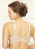 Glamorise Magic-Lift 36C Support Bra All-Over Lace Cafe - Back View
