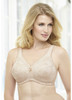 Glamorise Magic-Lift All-Over Lace Support Bra Cafe