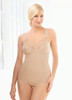 Glamorise Soft Shoulders Body Briefer Shaper 48B Comfort & Control Cafe