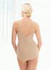 Glamorise Soft Shoulders Body Briefer Shaper 48F Comfort & Control Cafe - Back View