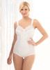 Glamorise Soft Shoulders Body Briefer Shaper 50F Comfort & Control White