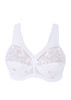 Glamorise Magic-Lift Full-Figure Support Bra 52i Embroidered White
