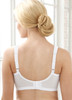 Glamorise Magic-Lift Full-Figure Support Bra 52i Embroidered White - Back View