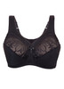 Glamorise Magic-Lift 56DD Embroidered Wirefree Support Bra Black