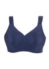 Glamorise MagicLift 42D Seamless Support T-Shirt Bra Blue