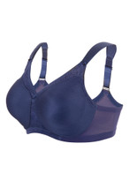 Glamorise MagicLift 44G Seamless Support T-Shirt Bra Blue