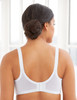 Glamorise Comfort-Lift Support Side-Bones Lace Bra White