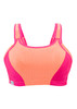 Glamorise Magic-Lift Custom Control Sport Bra Pink Orange