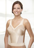 Glamorise Magic-Lift Long Line Support Bra Cafe