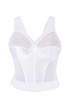 Glamorise Magic-Lift Long Line Support Bra White