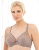 Glamorise Wonderwire Elegance Underwire Embroidered Bra Taupe