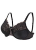 Glamorise Elegance Convertible (Wear 3-Ways) Underwire Bra Black
