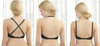 Wear it back-less as a halter, crisscross in the back or with conventional wide set straps to suit all your different fashion needs.