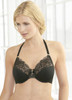 Glamorise Elegance Convertible (Wear 3-Ways) Underwire Bra Black