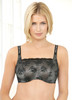 Glamorise Wonderwire Underwire Lace Cami Camisole Bra Black