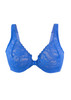 Glamorise Wonderwire Underwire Front-Close Bra Blue