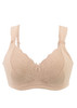 Glamorise Elegance Full-Figure Wide-Strap Support Bra Nude