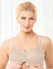 Glamorise Soft Shoulders Front-Close Racerback Bra Nude