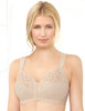 Glamorise Soft Shoulders Front-Close Racerback Bra Nude