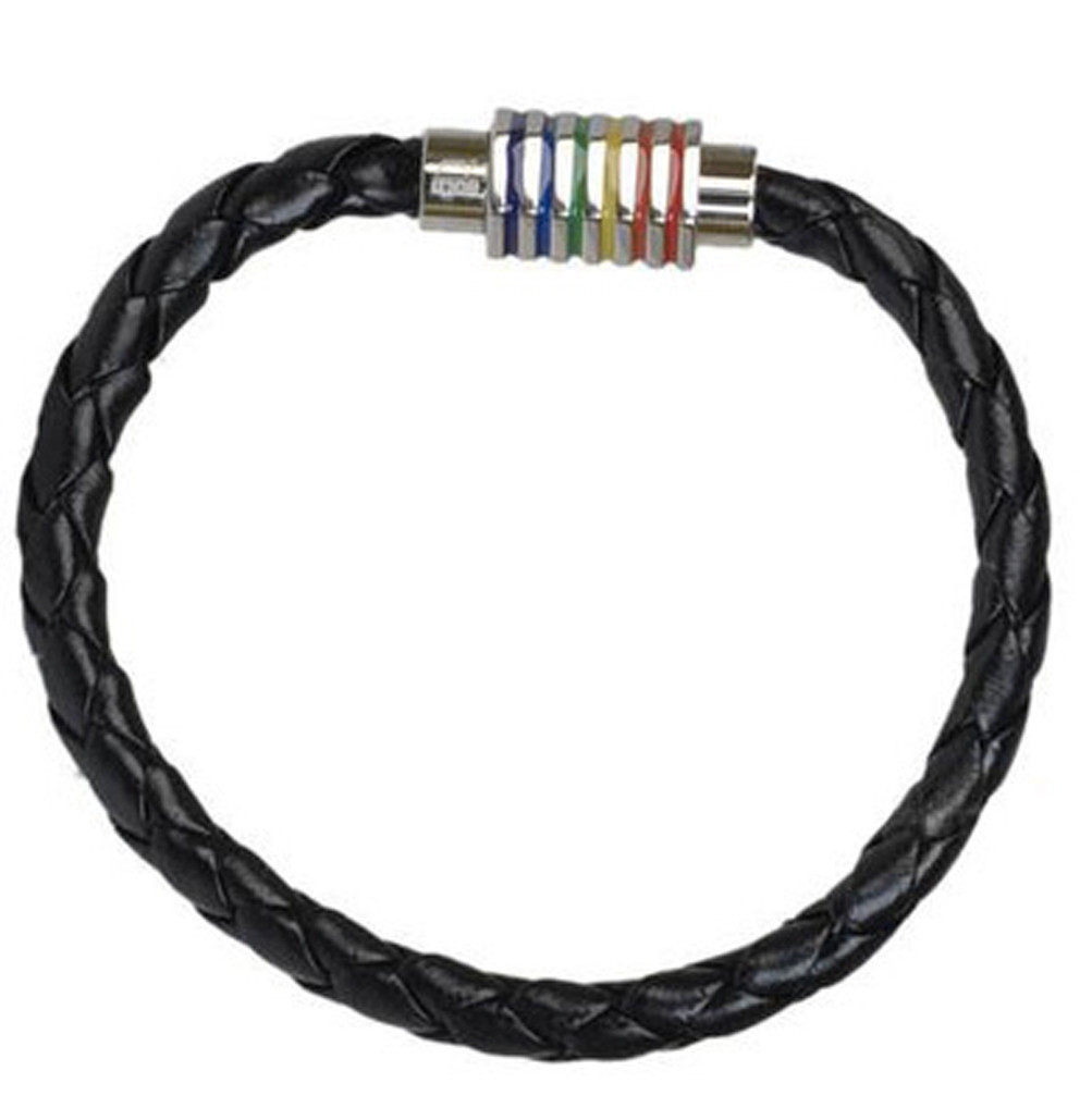 Bracelet Gay Lesbian Pride Rainbow Bracelet magnétique