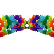 12' Foot Rainbow Gay Pride Flag (Flower) Party Garland Banner - LGBT Gay and Lesbian Pride Party Supplies 
