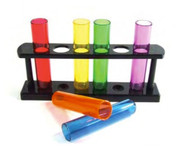 Gay Rainbow Test Tube Shot Glasses Gift Set - LGBT Lesbian and Gay Pride Party Supplies. Rainbow Items 