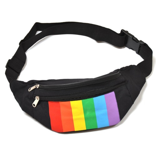 fanny pack rainbow