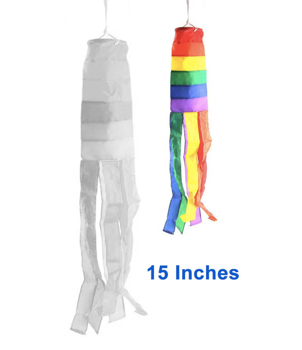 RAINBOW GAY PRIDE Windsock wind sock 5 feet 150cm 60 inches flag flags