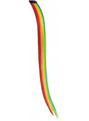 16" Inch LGBT Rainbow Synthetic Clip-On Hair Extension - Gay Pride - Lesbian Pride Gifts