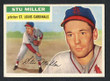 1956 Topps Baseball # 293  Stu Miller St. Louis Cardinals EX