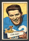 1952 Bowman Small Football # 015  Leon Hart Detroit Lions EX