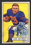 1951 Bowman Football # 087  John Hoffman Chicago Bears EX