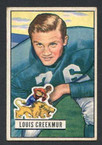 1951 Bowman Football # 062  Louis Creekmur Detroit Lions EX