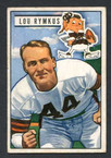 1951 Bowman Football # 038  Lou Rymkus Cleveland Browns EX