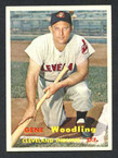 1957 Topps Baseball # 172  Gene Woodling Cleveland Indians EX/MT