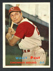 1957 Topps Baseball # 157  Wally Post Cincinnati Reds EX/MT