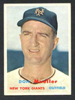 1957 Topps Baseball # 148  Don Mueller New York Giants EX/MT-1