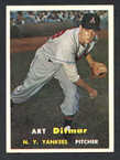 1957 Topps Baseball # 132  Art Ditmar New York Yankees EX/MT-2