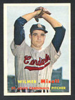 1957 Topps Baseball # 113  Wilmer Mizell St. Louis Cardinals EX/MT-2