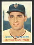 1957 Topps Baseball # 105  Johnny Antonelli New York Giants EX/MT